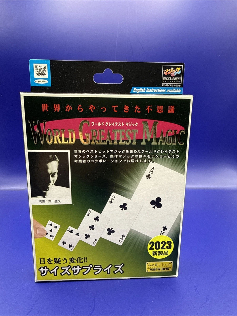 SIZE SURPRISE 2023 by Tenyo Magic-NIB-US Seller-Easy To Do Card Magic Trick