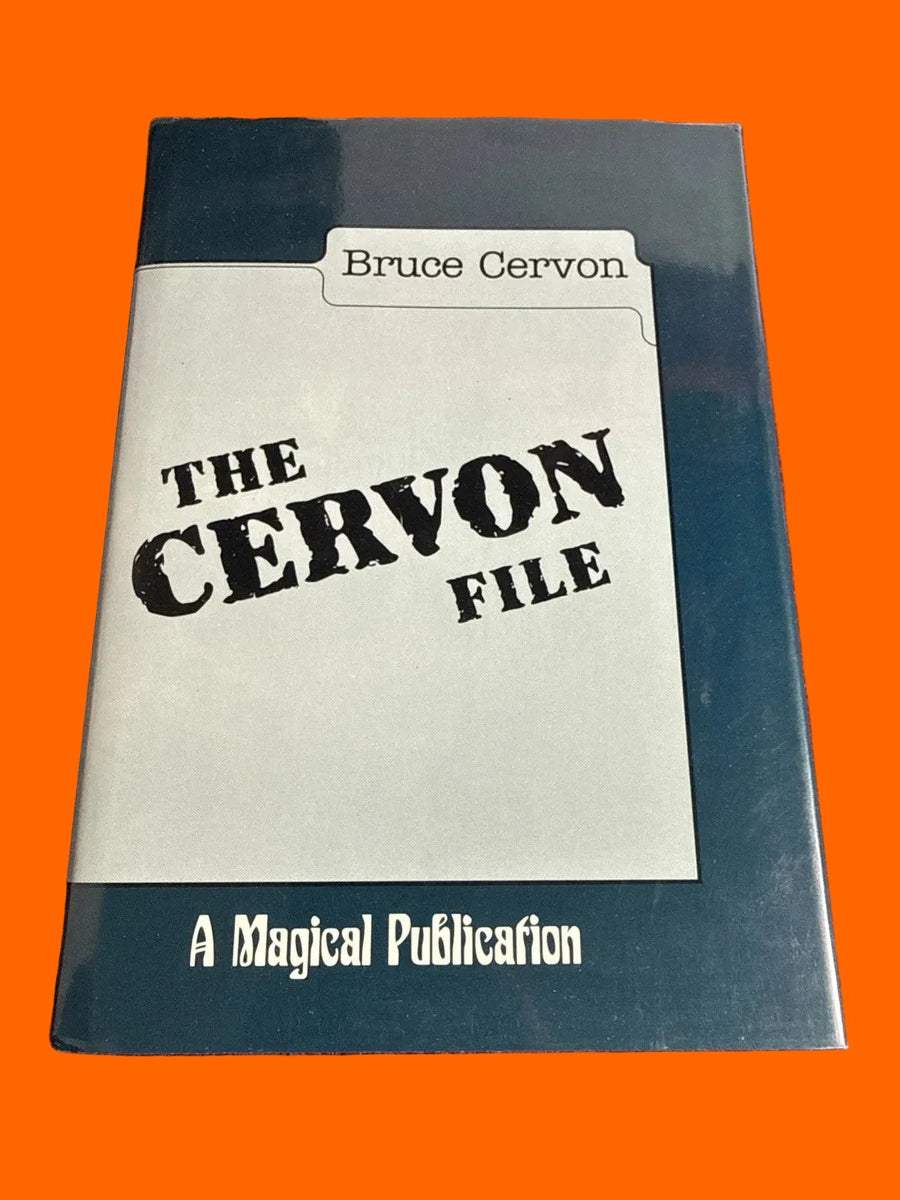 The Cervon File by Bruce Cervon-1st Ed 1988 - ESTATE