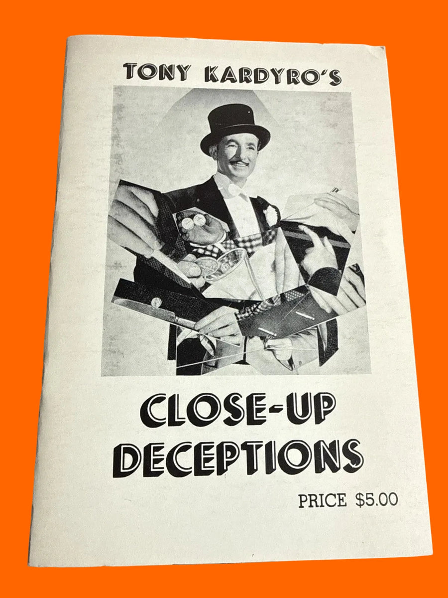 Tony Kardyro’s Close-up Deceptions - 1972 1st Edition ESTATE