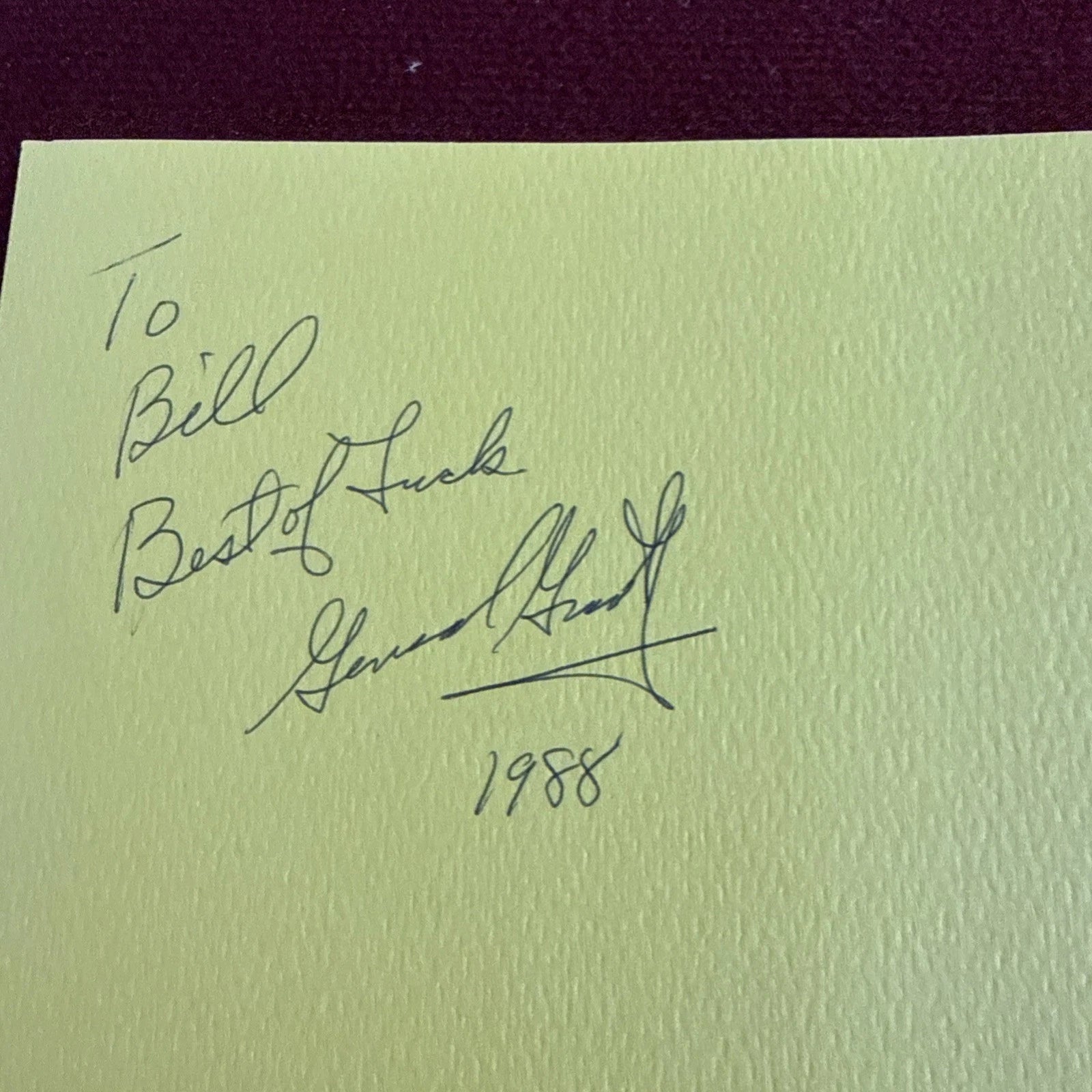 General Grant Lecture Notes - How To Make A Living Stealing - Dove Magic SIGNED ESTATE
