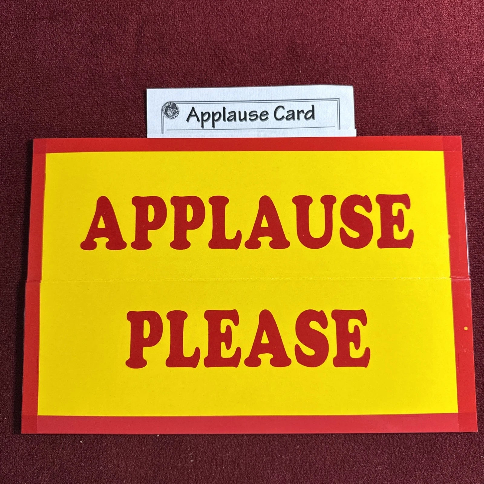 Applause Please Card - Magic Trick - Master of Ceremonies