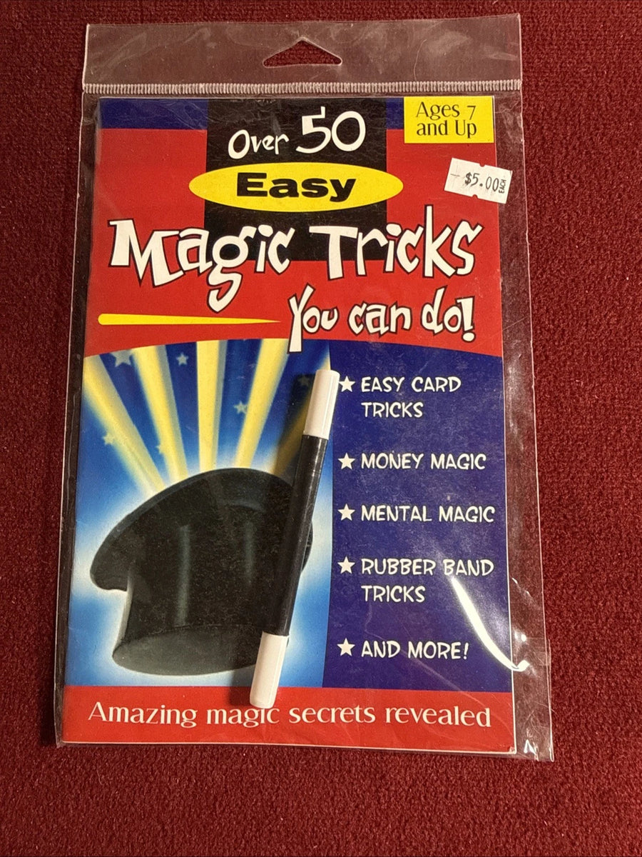 50 Easy Magic Tricks You Can Do Book With Magic Wand