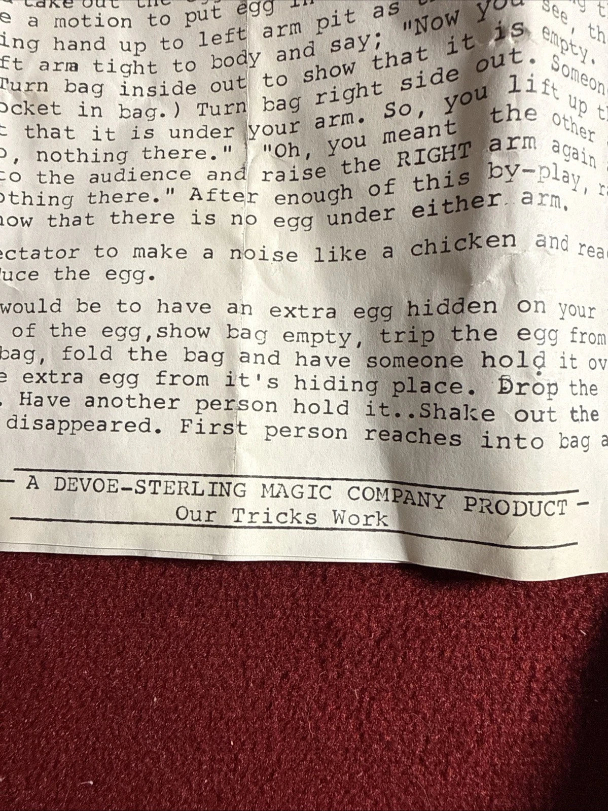 Sterling Deluxe Egg Bag - Vintage