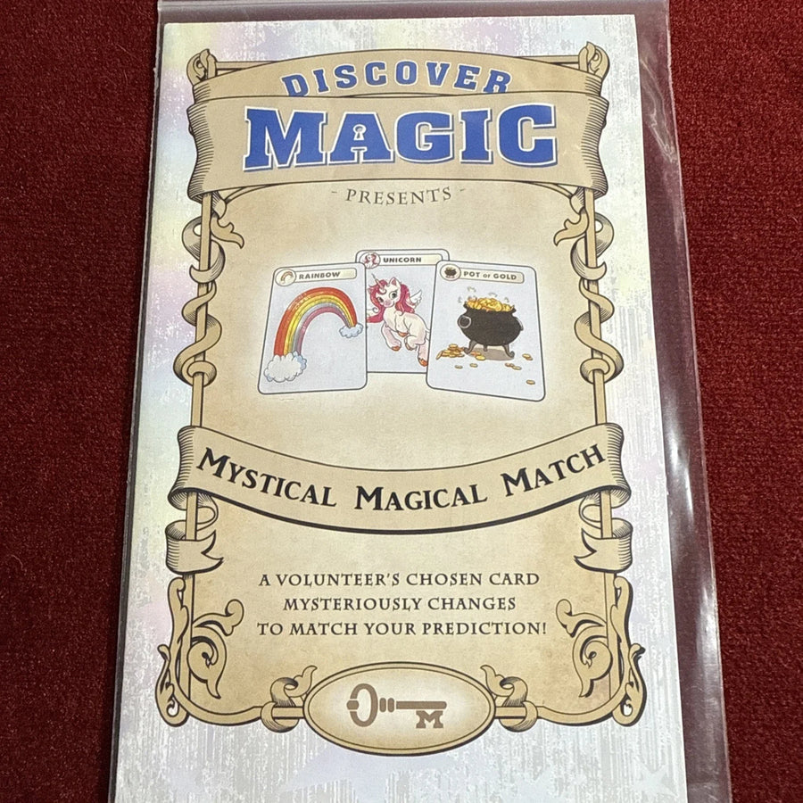 Discover Magic Mystical Magical Match Beginner Magic Easy To Do 3 Card Monte Fun