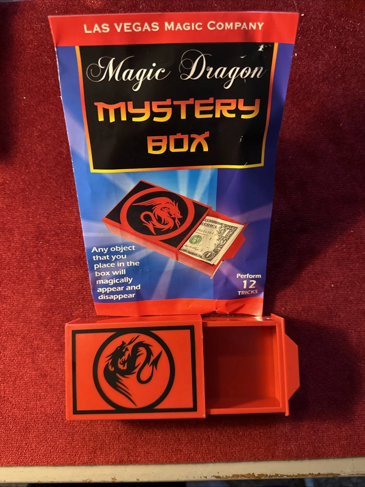 Magic Dragon Mystery Box: Drawer Box - Easy To Do - Over 12 Tricks Included