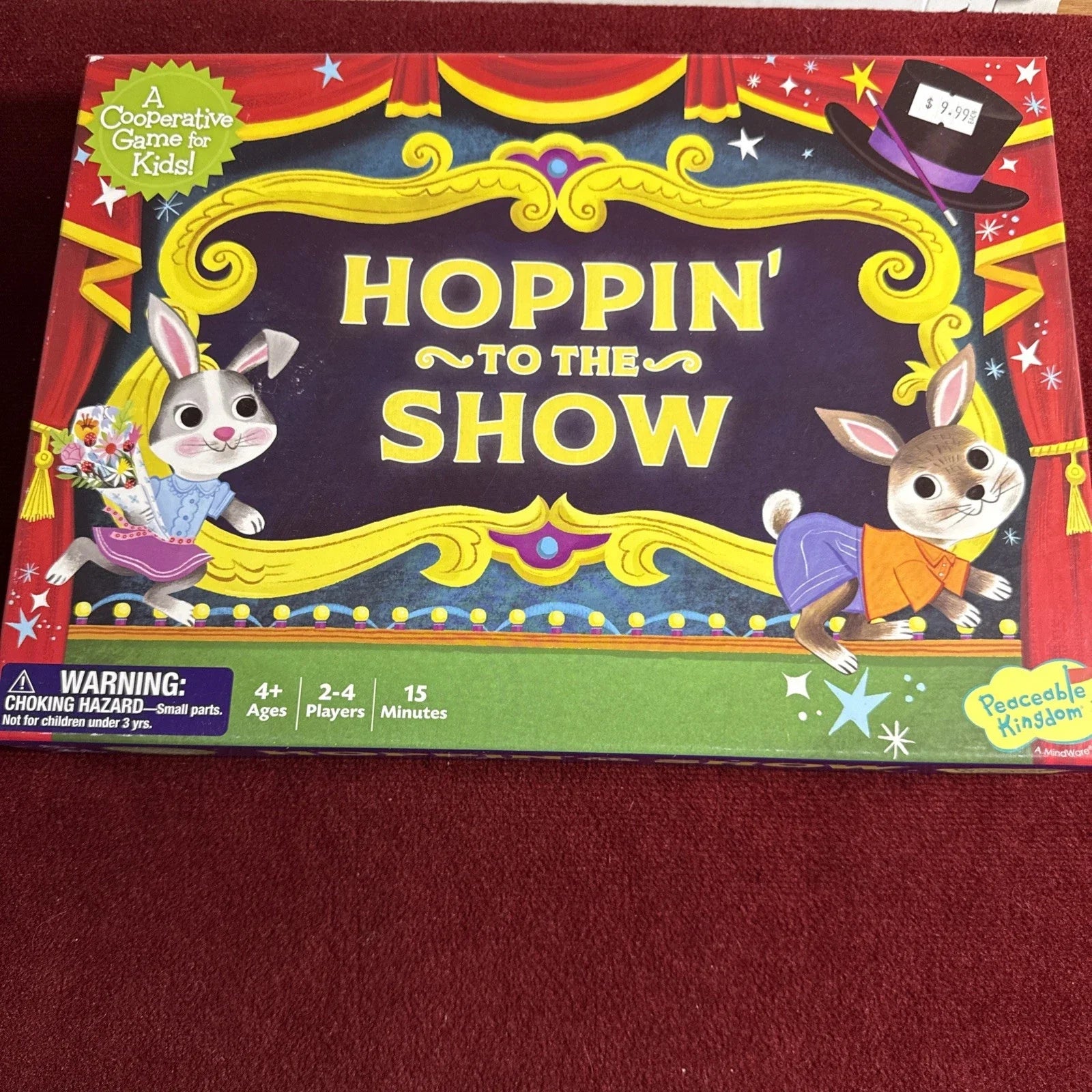 Hoppin To The Show: Cooperative Magic Themed Game For Kids 4+ Board Game