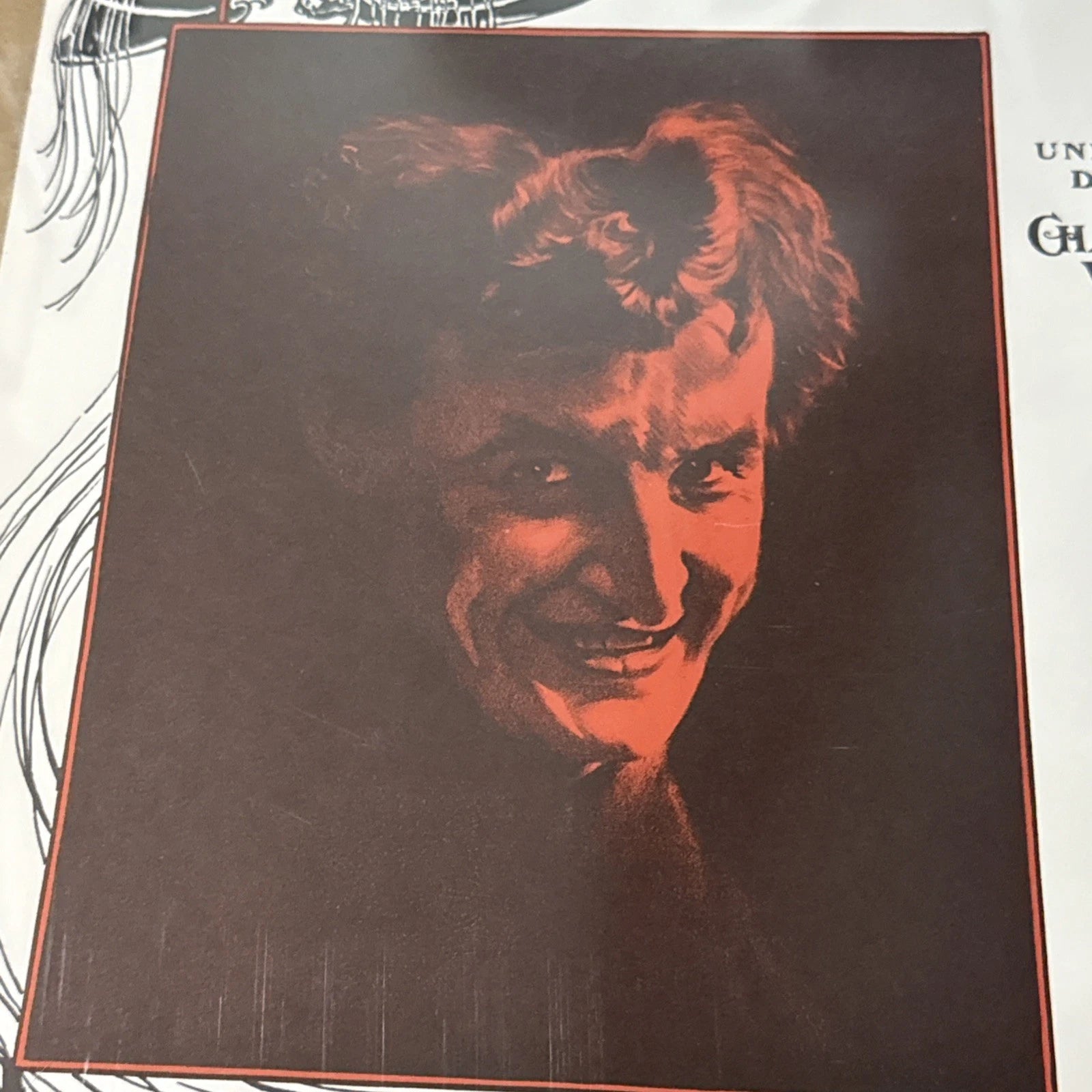 Germain The Wizard Poster Lee Jacob’s Production VNTG Magic Magician 1970’s
