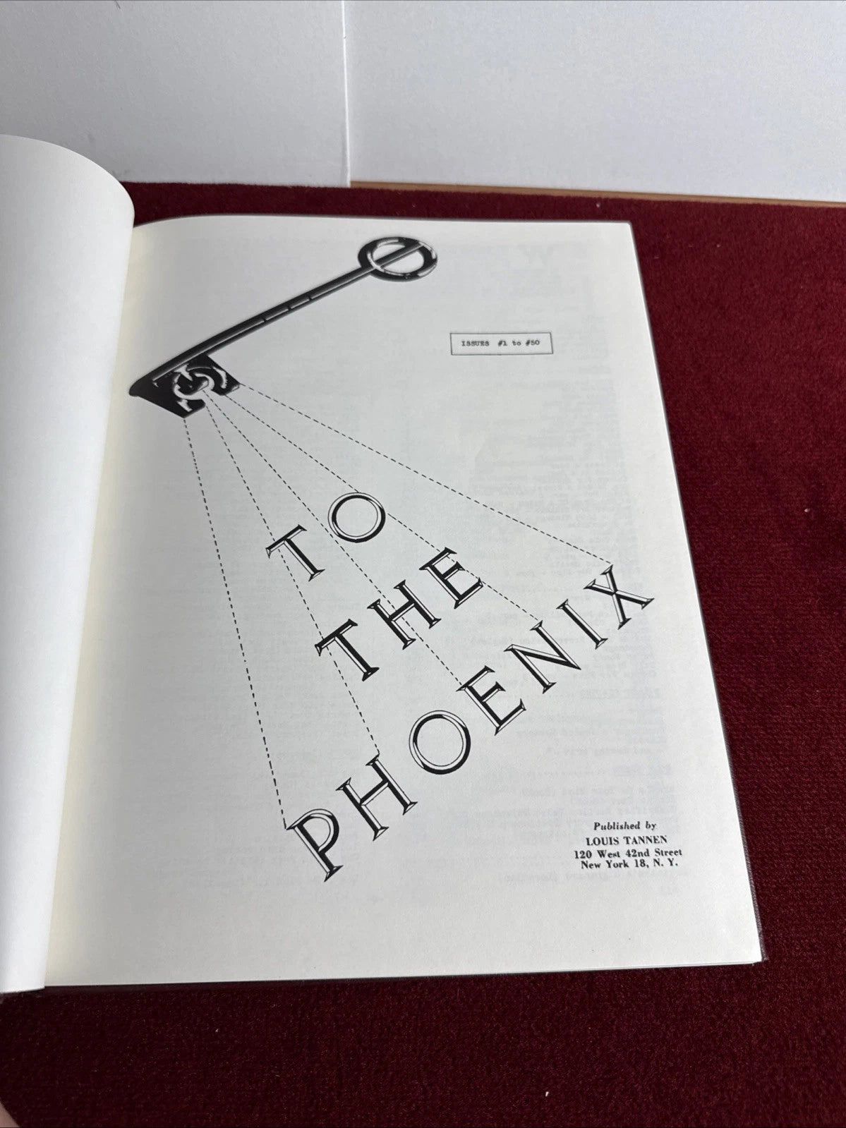 Phoenix Vol 1-50 Louis Tannen’s MAGIC BOOK MENTALISM RARE 1940’s ESTATE