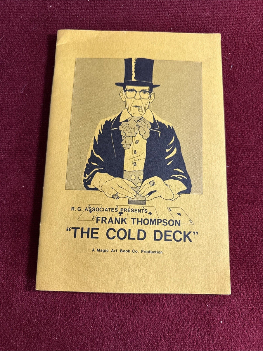 Frank Thompson’s The Cold Deck - 1st Ed 1976 From the library of the Amazing Kreskin ESTATE