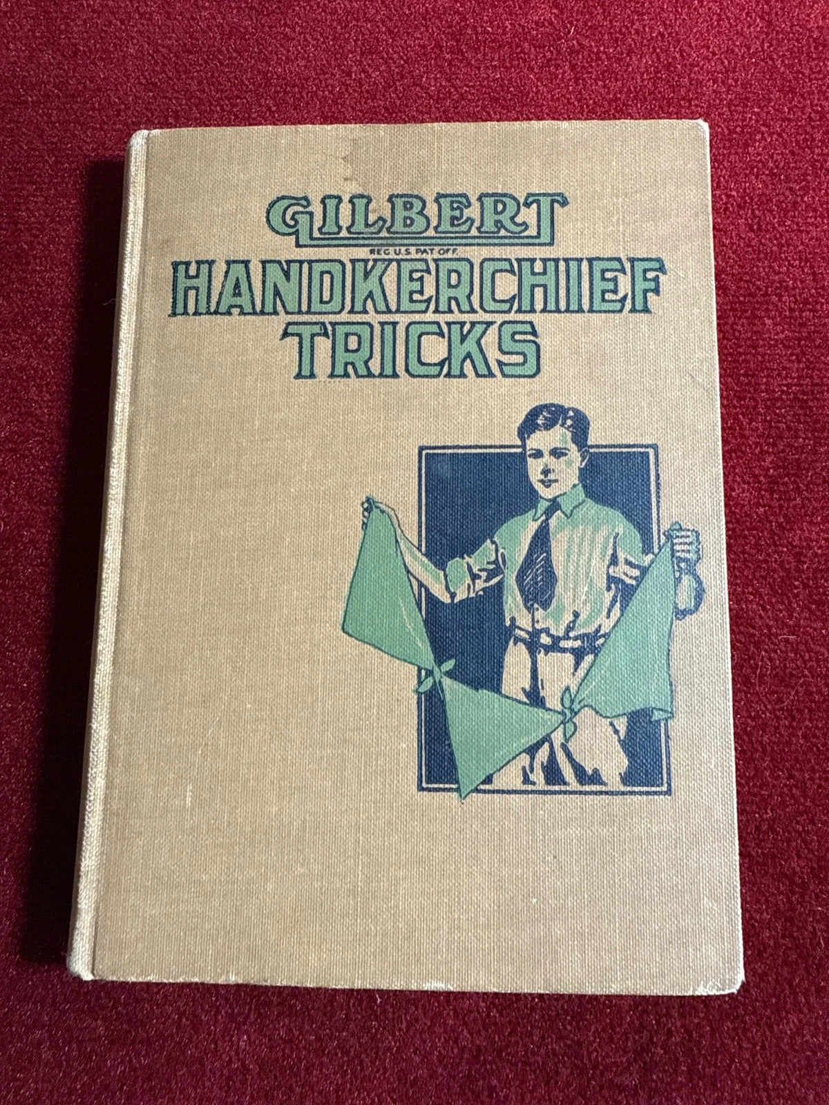 1920 MAGIC Handkerchief Tricks For Boys AC Gilbert Company ESTATE