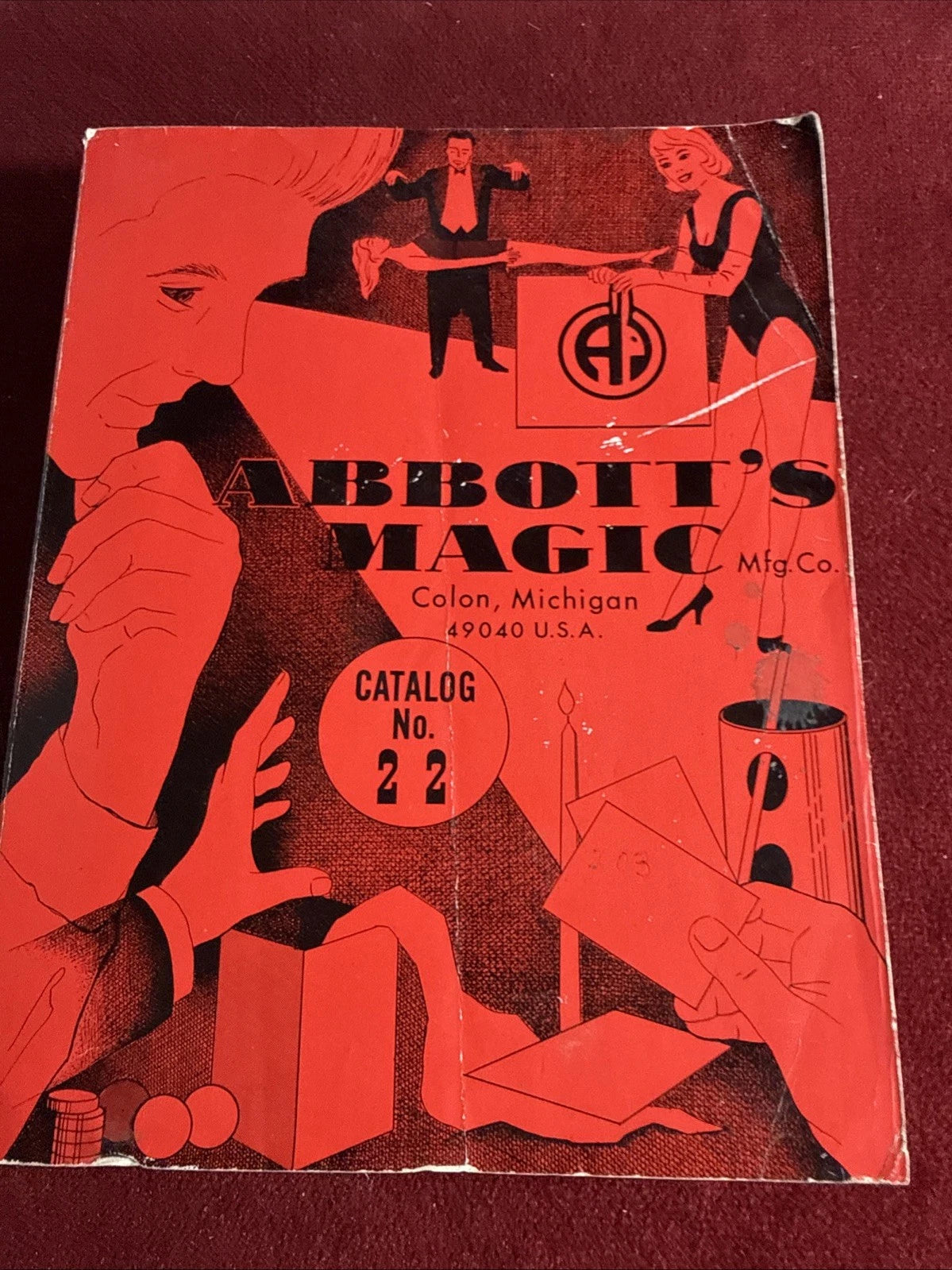 Abbott’s Magic Manufacturing Catalog Of Magic #22 ESTATE