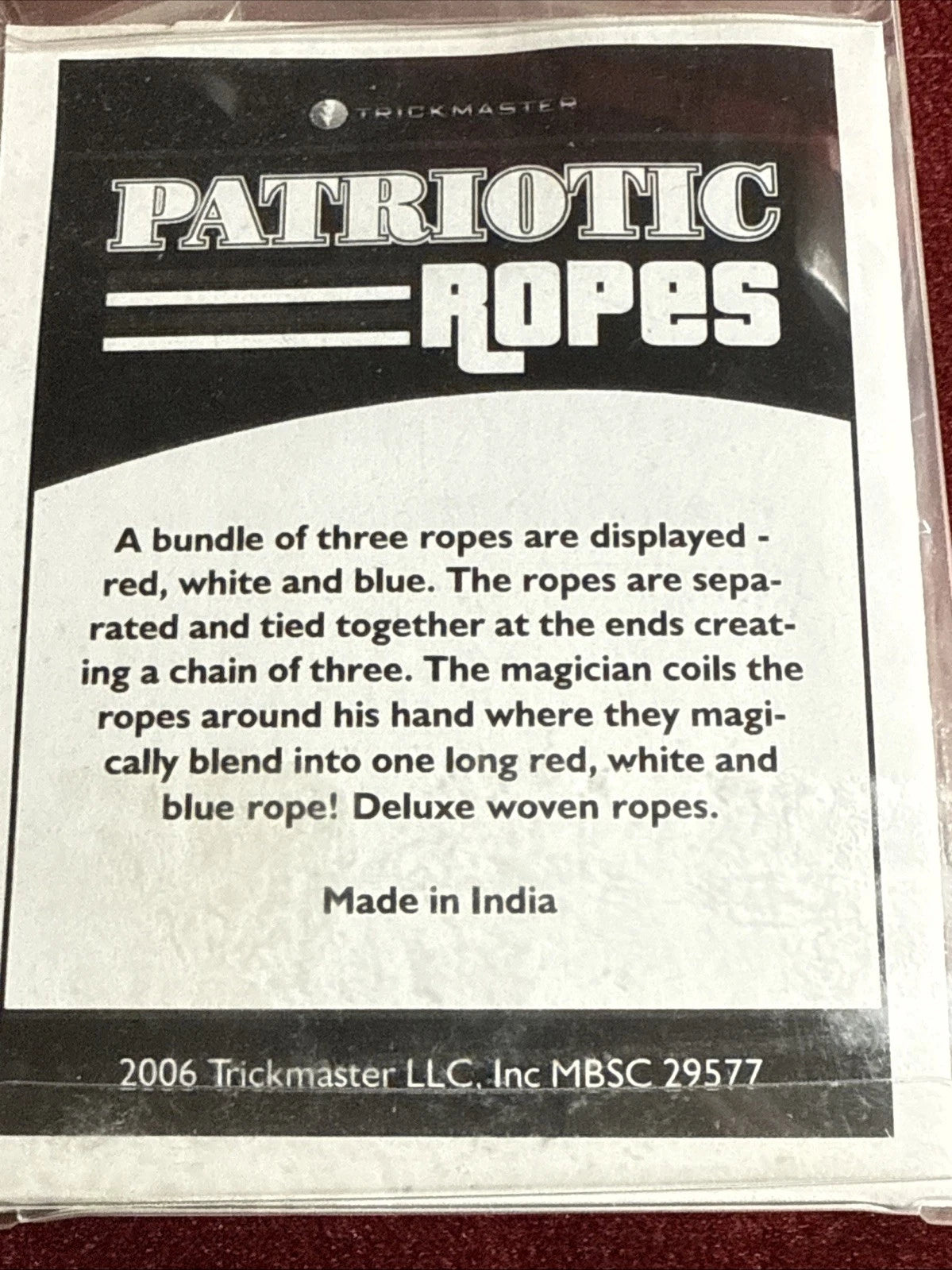 Patriotic Ropes - Easy to Do