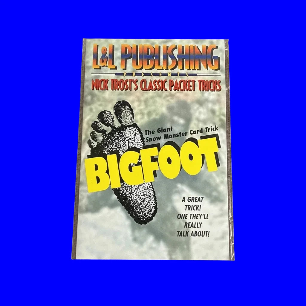 Bigfoot The Giant Snow Monster Card Trick - Nick Trost’s Classic Packet Tricks