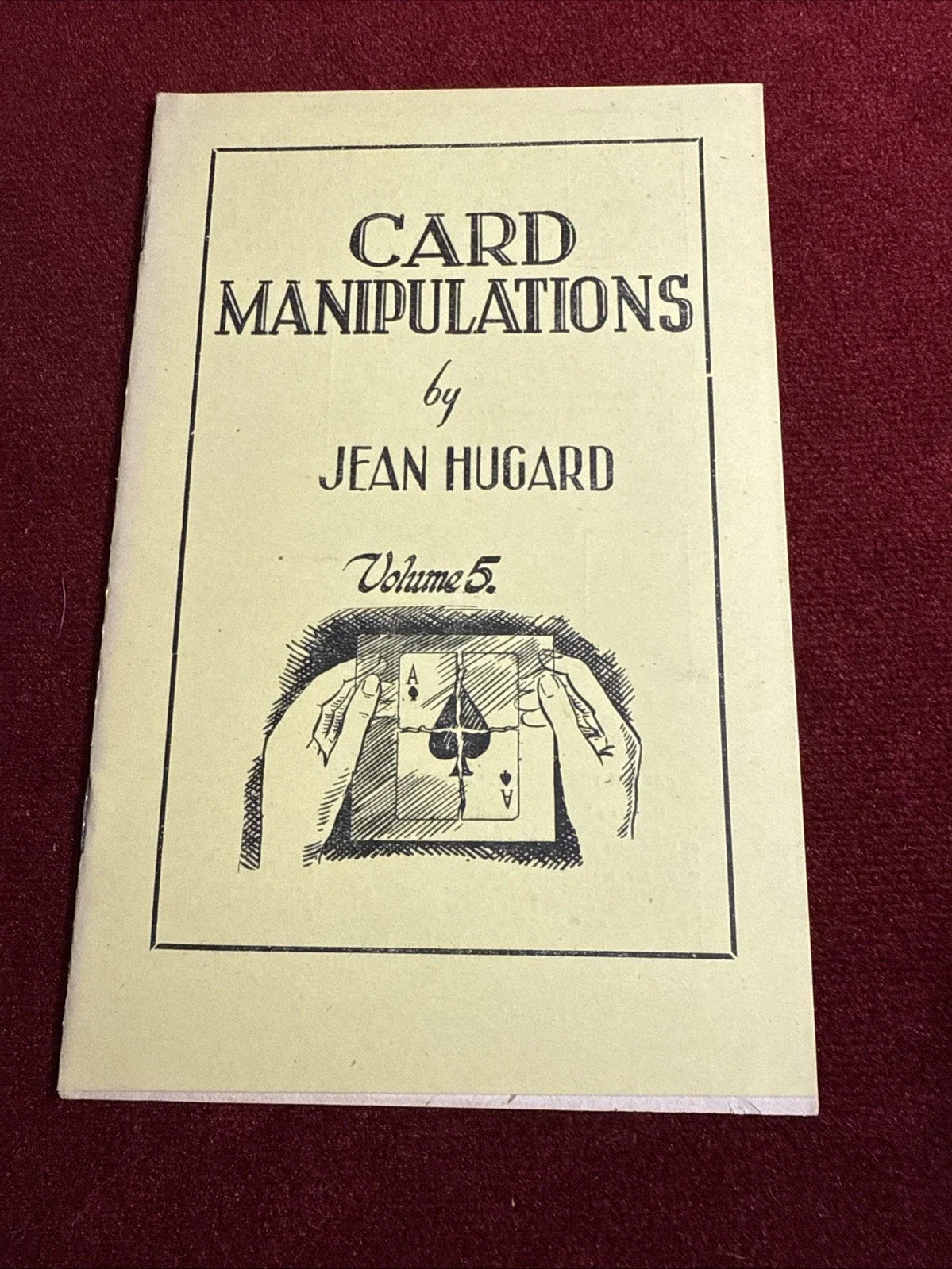Jean Hugard Card Manipulations 1-5 Card Magic VNTG RARE Card Magic Sleight