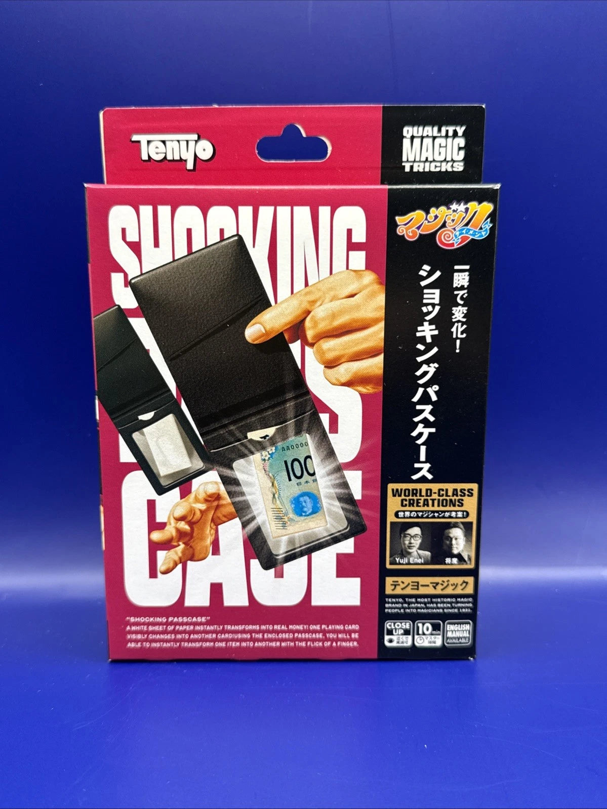 Shocking Pass Case 2024 by Tenyo Magic-NIB-US Seller-Easy To Do Magic Trick