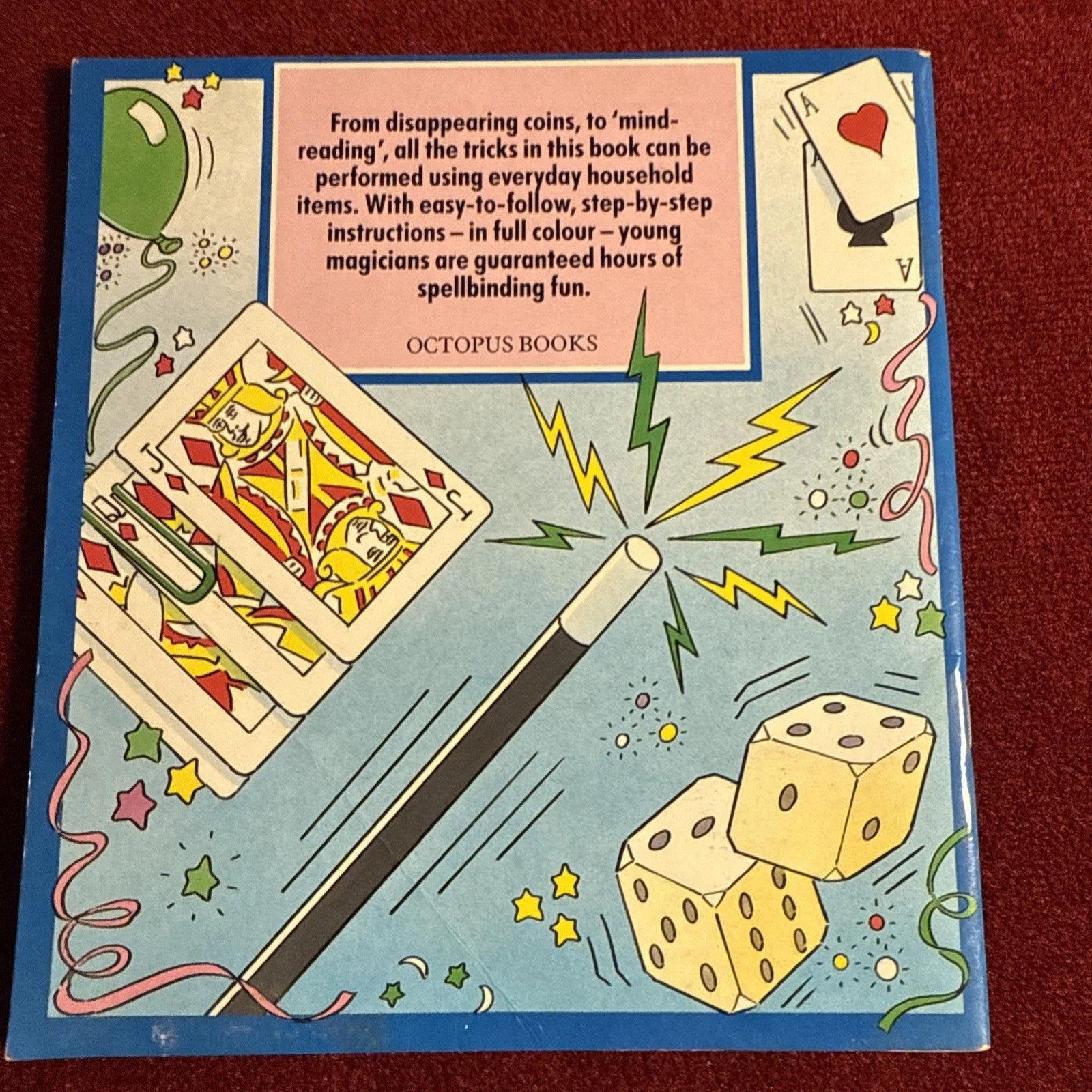 Fun With Magic by Octopus Books - RARE Beginner Book On Magic 1987 ESTATE