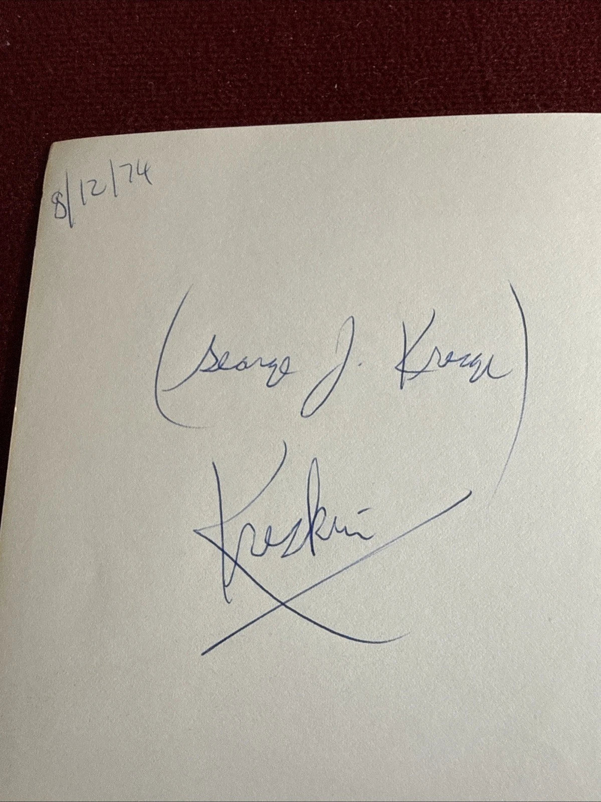 Close-up Magic from Brick Tilley 1974  From the library of the Amazing Kreskin SIGNED ESTATE