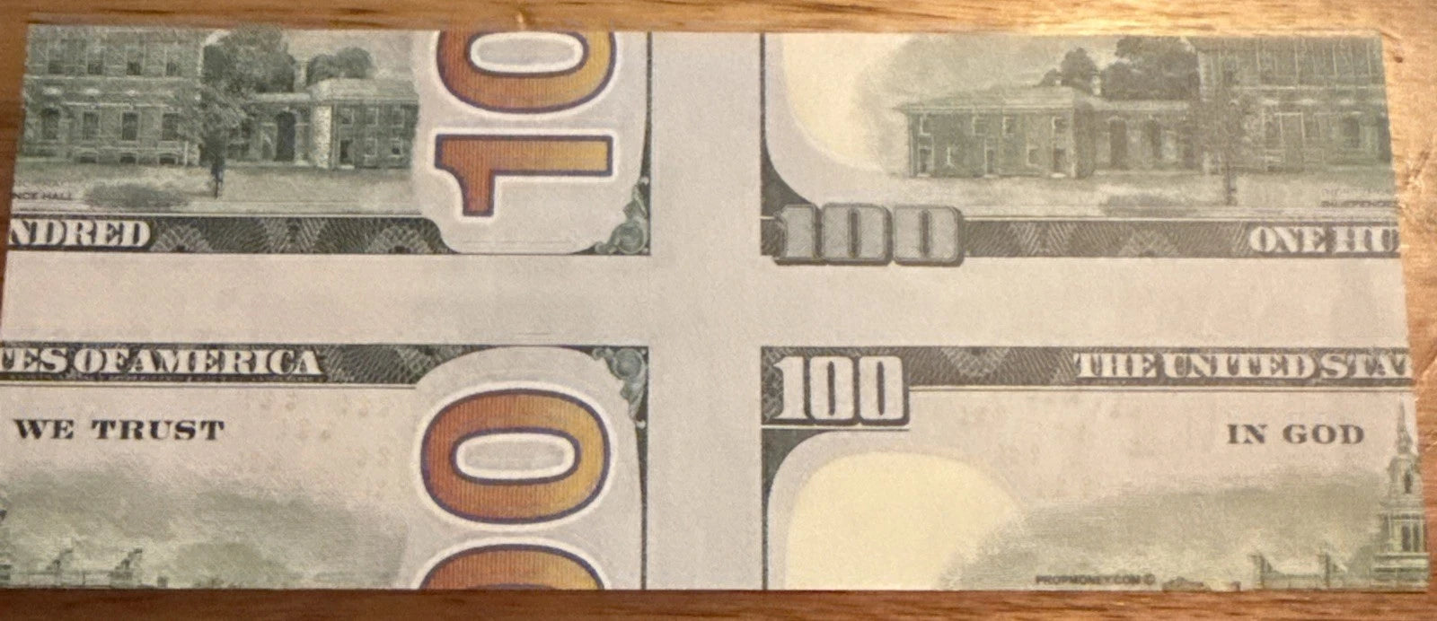 6 Pack - Mismade $100 Hundred Dollar Bill 💵 🪄 Bill Change