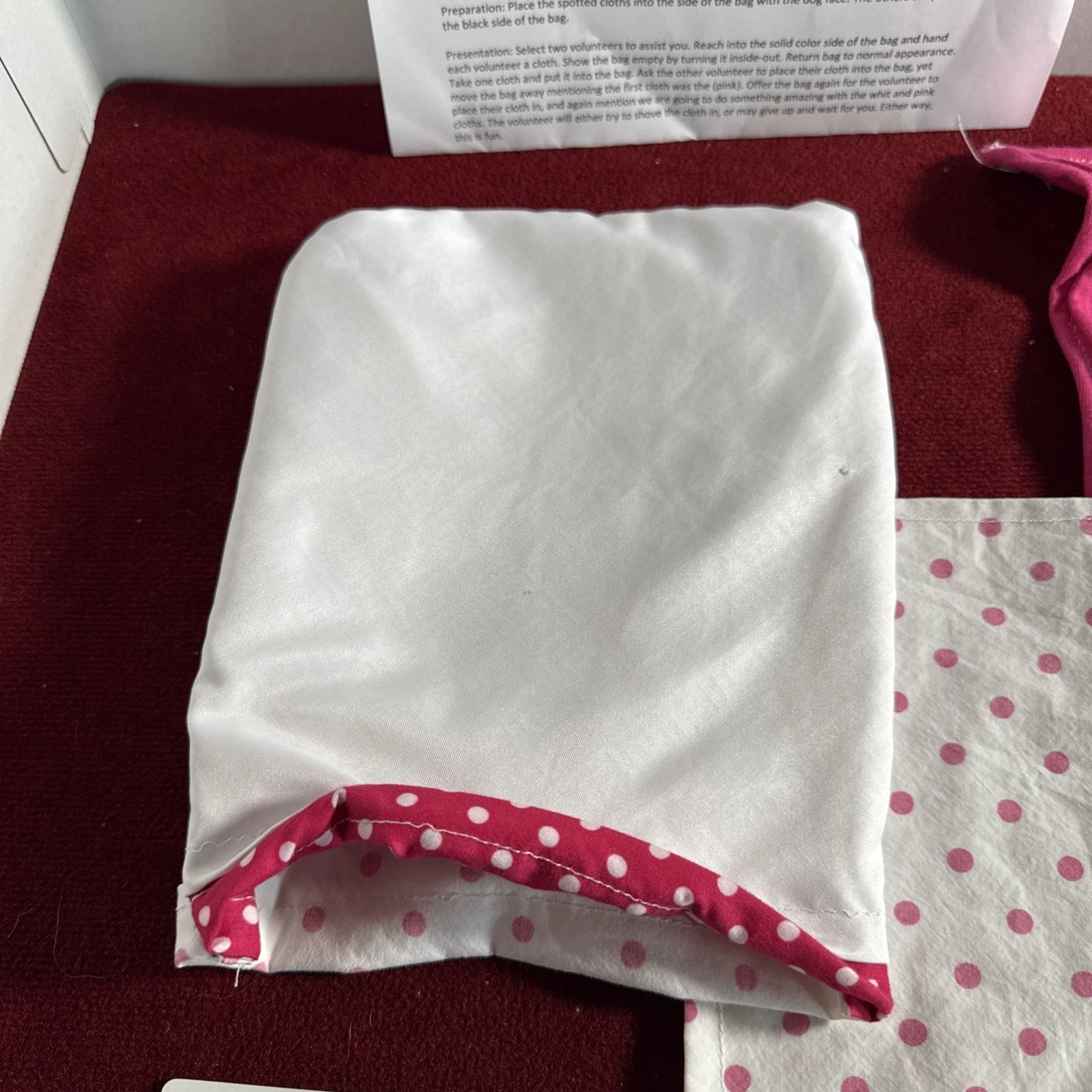 Pink “Spotty” Style Gag Bag- Change Bag
