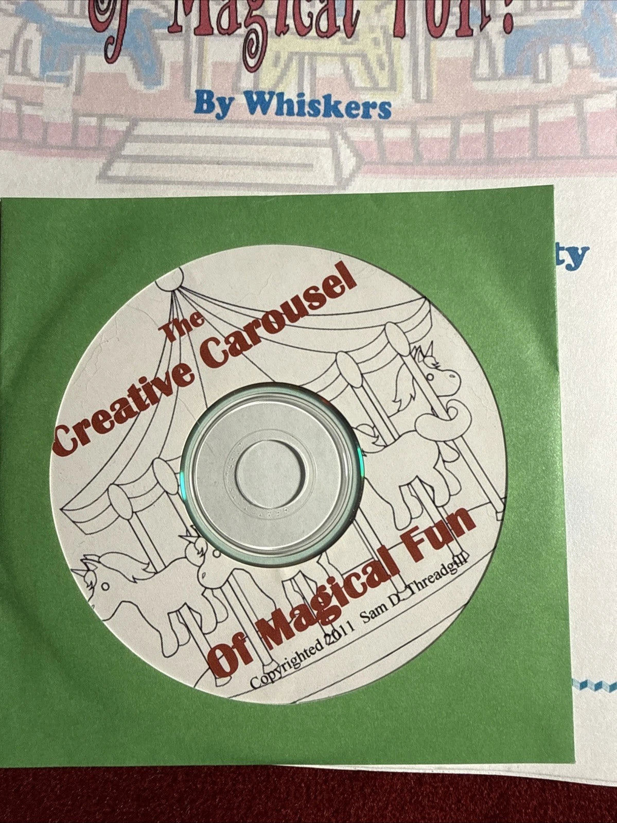 The Creative Carousel Of Fun by Whiskers-original effects with specialty cards 2012