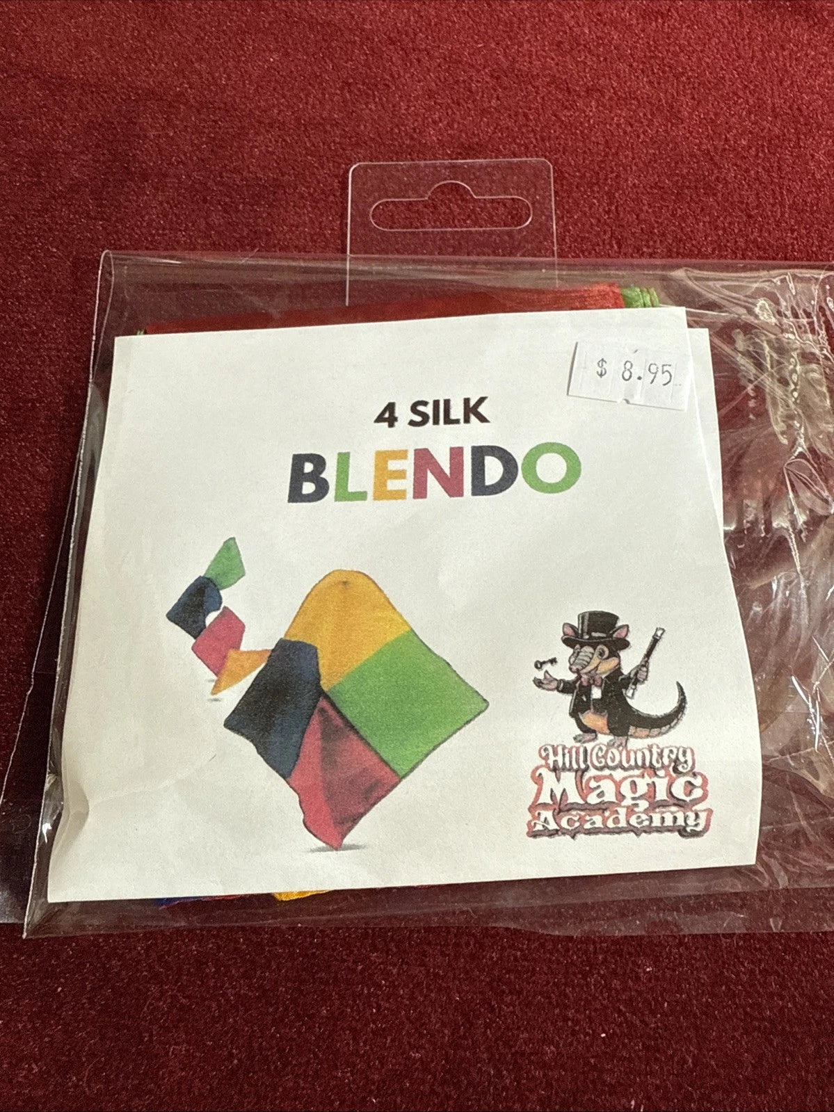 4 Silk Blendo Magic Trick-easy To Do-silk Magic-close Up, Includes Thumb Tip