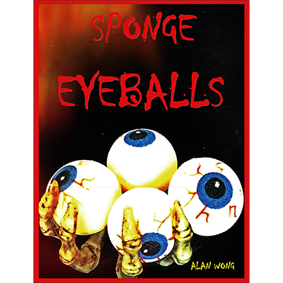 Sponge Eyeballs by Alan Wong (Bag of 4) - Trick-SALE