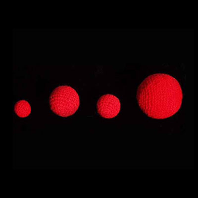 3/4 inch Crochet Balls (Red) (1 ball = 1 unit) by Uday - Trick-SALE
